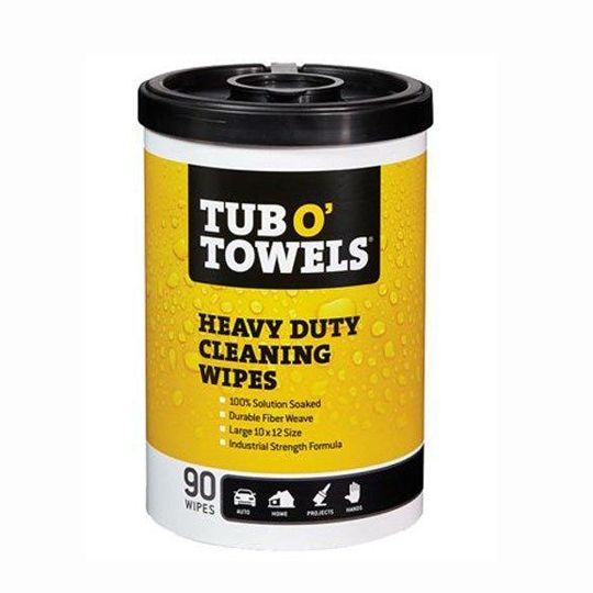 Gasoila Tub O' Towels Multi-Purpose Scrubbing Wipes - Canister of 40