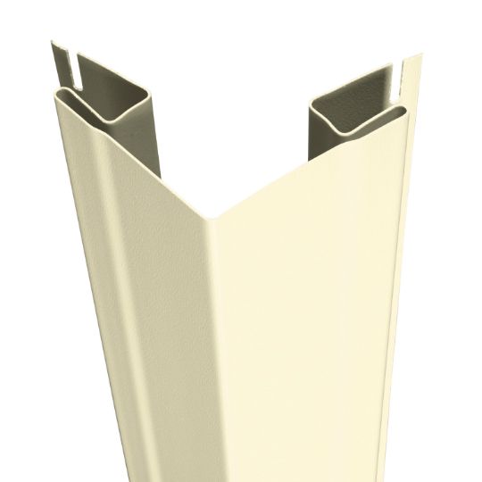 CertainTeed Siding 3/4" x 12' Outside Cornerpost with 3-1/3" Face - Woodgrain Finish — CEROSCP34WG12HC