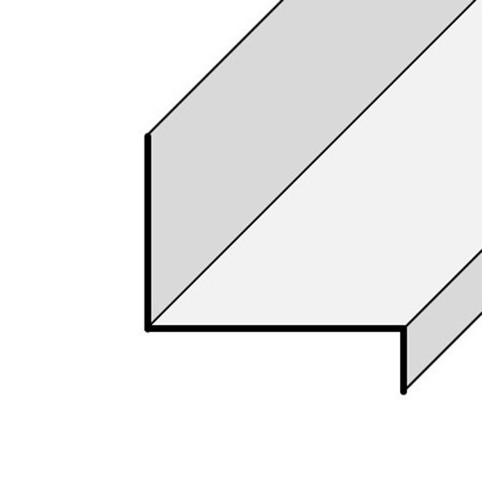Flamco 3" (1/2" x 1/2" x 2") Z-Flashing