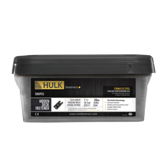 Fortress Building Products Hulk Hidden Deck Fasteners - Box of 500
