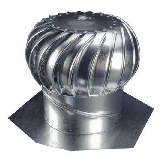Lomanco 12" Whirlybird Galvanized Internally Braced Turbine Ventilator