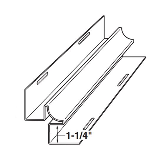 Mastic 1-1/4" x 10' Structure Inside Corner Post — ACOSRICP12552