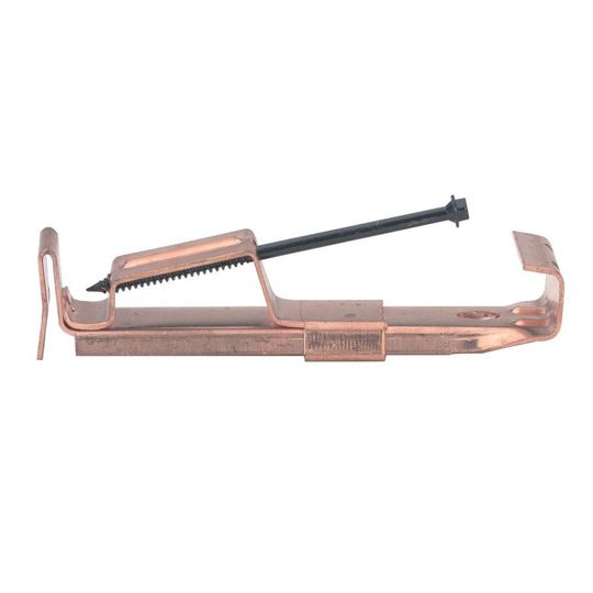 Berger Building Products 5" K-Style Copper Hidden Hanger with Screw for Straight Back Gutter