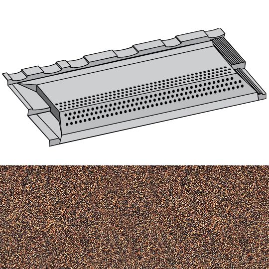 Unified Steel EZ-Vent Cottage Shingle — Metal Roofing — BOREZVCOTBC