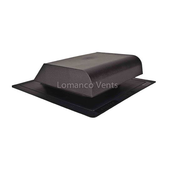 Lomanco Model-865 Slant Back Static Roof Louver — Ventilation and Drainage — LOM865BL