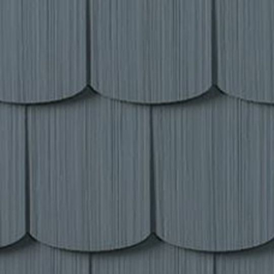 CertainTeed Siding Cedar Impressions Single 6-1/3" Polymer Scallop Edge Shingle Siding — CERCI6SCPB