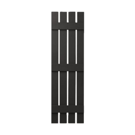 Mastic 16" x 43" Board & Batten Standard 4-Board Shutters - Open Style — ACOVIN4O1643PE