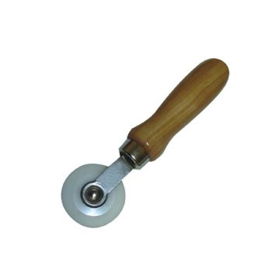 C&R Manufacturing 2" x 7/16" Nylon V-Shaped Roller — CRMNVR2