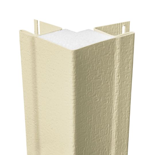 CertainTeed Siding 1-1/4" x 10' CedarBoards Insulated Outside Cornerpost with Foam Insert - Woodgrain Finish — CEROSCPINSCDT