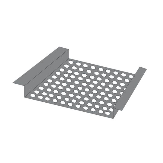 Tamlyn 2" x 8' Aluminum Perforated Continuous Soffit Vent