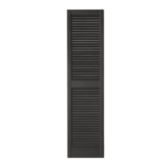 Mastic 15" x 81" Standard Open Louvered Shutters - Regular Style — ACOVINLV1581PE