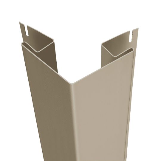 CertainTeed Siding 1" x 3-1/2" x 10' Woodgrain Finish Outside Cornerpost — CEROSCP1WGNC