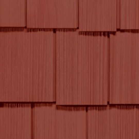 CertainTeed Siding Cedar Impressions Double 9" Staggered Rough-Split Polymer Shake Siding — CERCID9RSSAR