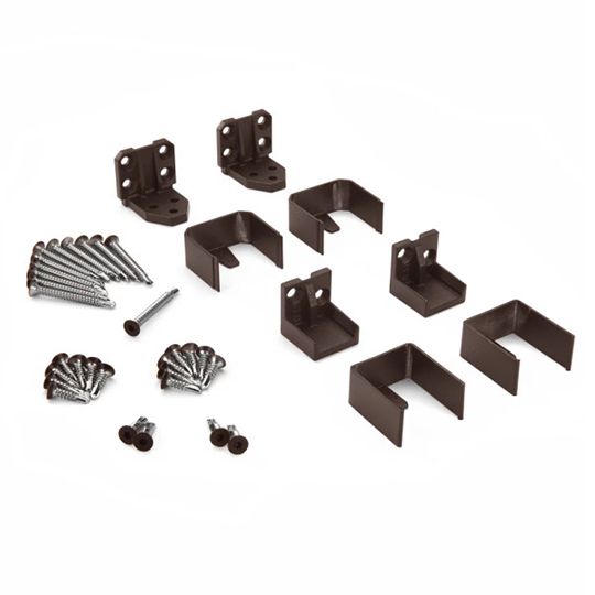 Trex Select Aluminum Railing Horizontal Fixed Bracket - Pack of 4 — TRXSHFBABB