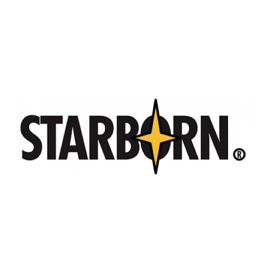 Starborn Industries #7 x 1-5/8" Headcote 305 Trim Head Square Drive Deck Screws - Box of 100