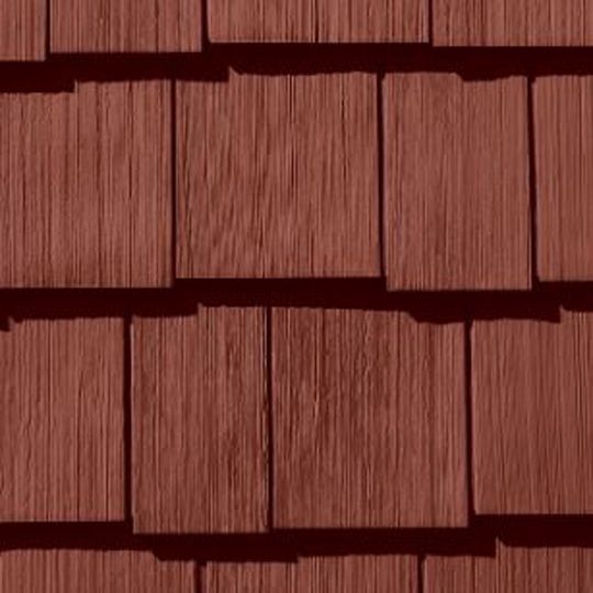 CertainTeed Siding Cedar Impressions Double 7" Staggered Perfection Polymer Shingle Siding - Cedar Grain Finish — CERCID7SGAR