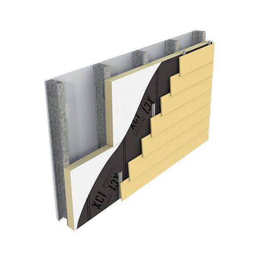 Hunter Panels 1" x 4' x 10' Xci Cg Coated Glass Facer Polyiso Insulation
