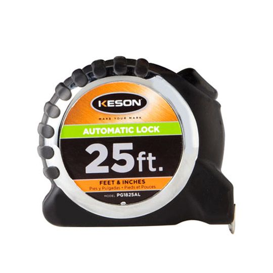 AJC Tools & Equipment 1" x 25' Keson Tape Measure with Auto Lock