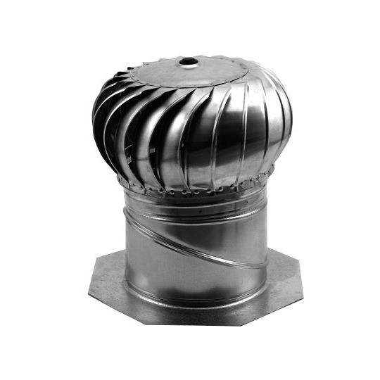 GAF MasterFlow Galvanized Internally-Braced Wind Turbine — Ventilation and Drainage — GAF12TGIMF