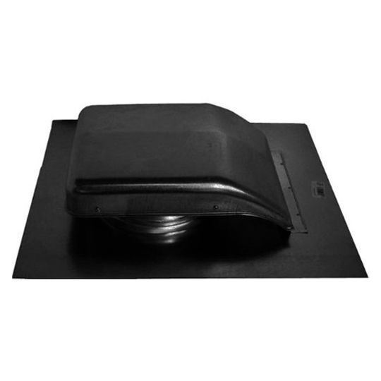 NorWesCo 18" x 22" RV-49 Metal Roof Vent — Ventilation and Drainage — NWERVRV491822BK
