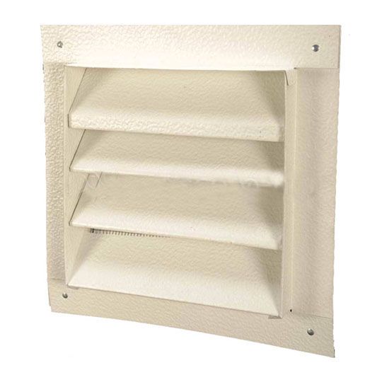 Lomanco 8" x 8" 200-Series Square Recess Mount Gable Louver