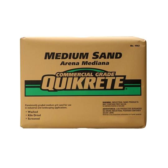 TCC Materials Quikrete Commercial Grade Medium Sand - 50 Lb. Bag