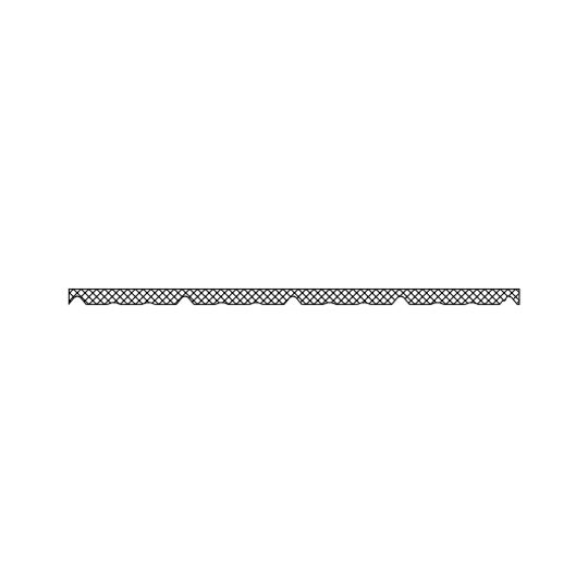 Metal Sales Pro-Panel Ii Outside Closure Strip