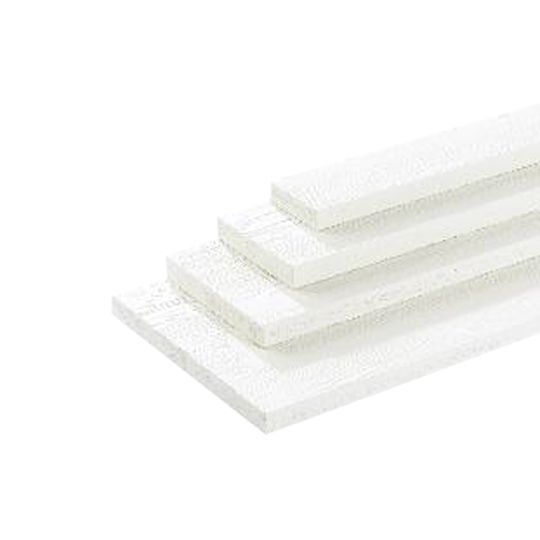 Wausau Supply 5/4" x 8" x 16' Diamond Kote Woodgrain Smart Trim — WSUDKWG54816WH