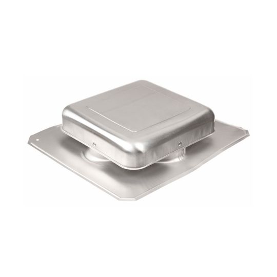 GAF MasterFlow Square-Top Aluminum R50A Roof Louver with Square Throat — GAFR50AMF