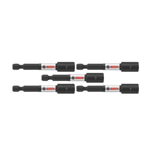 Bosch 2-9/16" x 1/4" Impact Tough Nutsetters - Package of 5