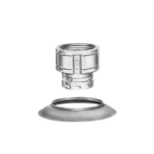 Construction Metals 3" Round Galvanized Storm Collar & Vent Cap