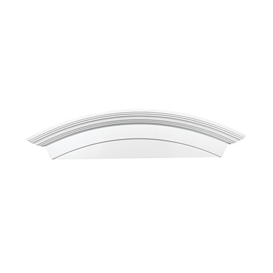 Fypon Molded Millwork 108" x 19-1/4" Smooth 9" Crosshead Arch