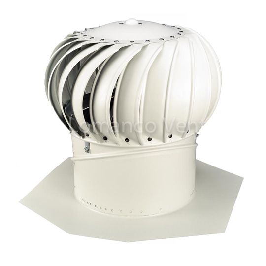 Lomanco 12" Whirlybird Internally Braced Turbine Ventilator — LOMBIB12WH