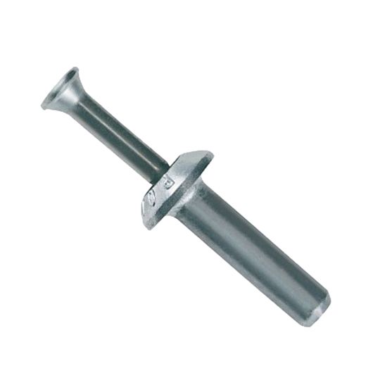 Powers Fasteners 1/4" x 1-1/2" Zamac Hammer-Screw Carbon Steel Mushroom Head/#2 Phillips Head Anchors - Box of 100