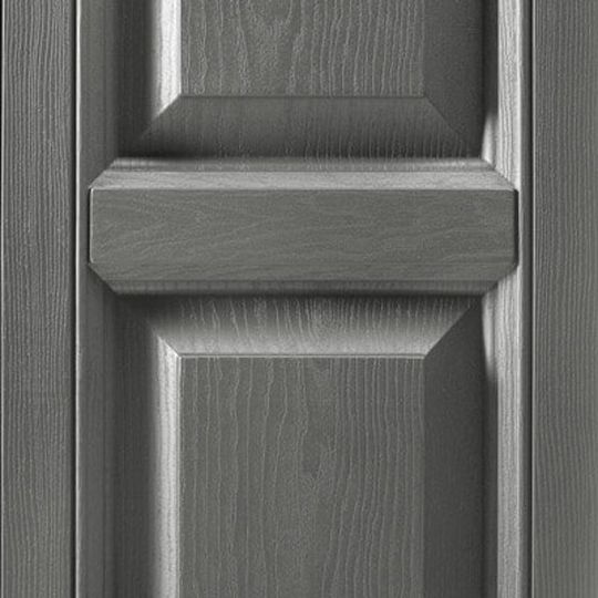Variform By PlyGem 15" x 55" Standard Raised Panel Shutter — VARVINRP155516