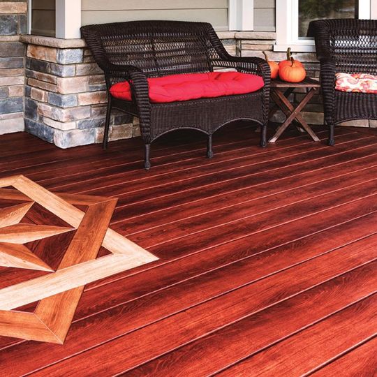 Royal Building Products 5/4" x 6" x 12' Zuri Square Edge Deck Board — ROYZDSE54612BZ
