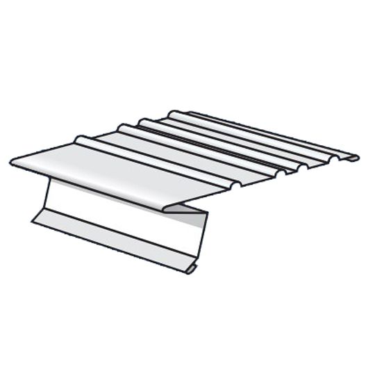 Berger Building Products .019" F5 1/2 Open Mill Finish Aluminum Drip Edge