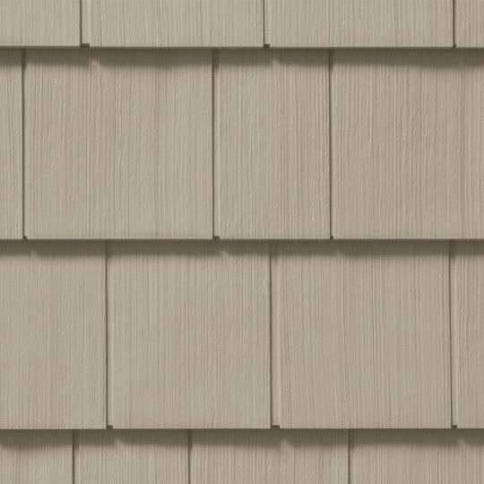 CertainTeed Siding Cedar Impressions Double 7" Straight Edge Perfection Polymer Shingle Siding - Cedar Grain Finish