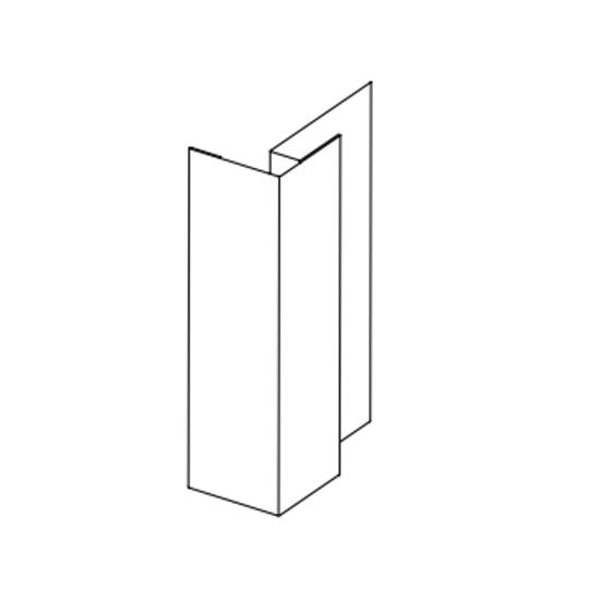 Quality Edge 26 Gauge x 10' TruCedar Steel One-Piece Outside Corner Post — QEDOCPSHD2M18
