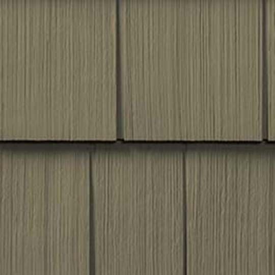 CertainTeed Siding Cedar Impressions Single 7" Perfection Polymer Shingle Siding - Cedar Grain Finish — CERCIS7PSHS