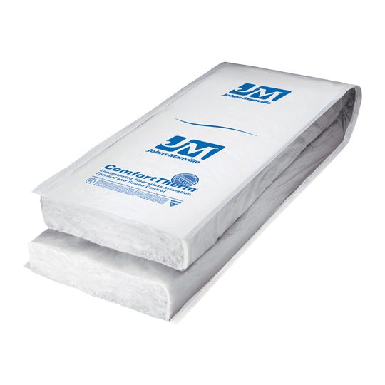 Johns Manville ComfortTherm Poly Wrapped Fiberglass Batt Insulation — Commercial Insulation — JMCR19CT1593