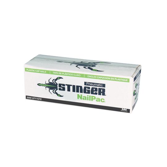 National Nail 1" Stinger NailPac - Carton of 2,000
