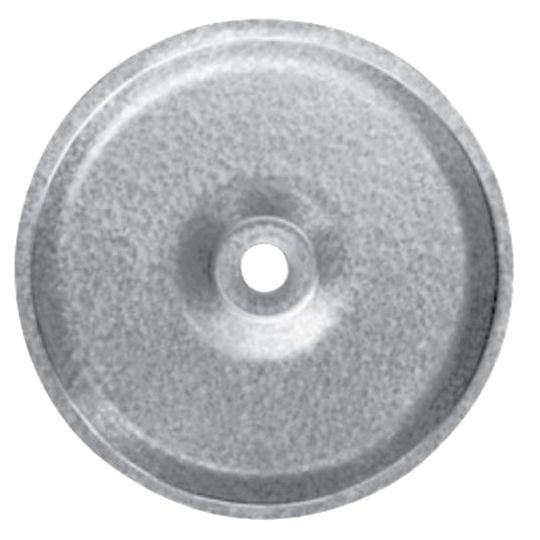 Olympic Manufacturing 3" Flat Galvanized Insulation Plates - Carton of 1000 — WISWSA400400TSG