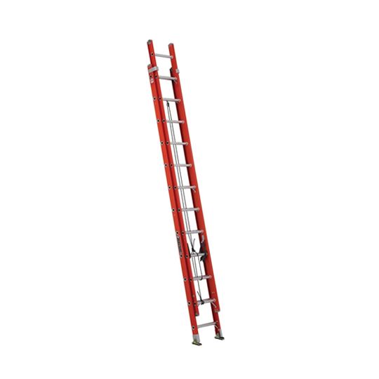 Louisville Ladder 24' Multi-Section Fiberglass Extension Ladder - 300 Lb. Load Capacity — CYNST4400
