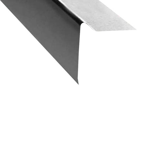 Art's Sheet Metal Mfg. 2" x 4" Low Rise Galvanized Grip Gravel Stop