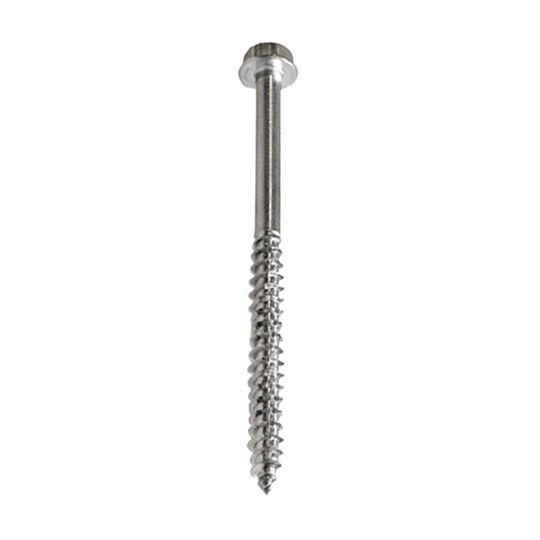 Simpson Strong-Tie .276" x 1/2" x 4" 316 Stainless Steel Hex-Head Screw