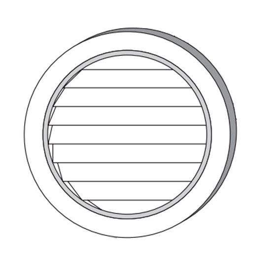 Mastic 22" Round Gable Vent — ACORDGV156