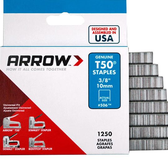 North Coast Roofing 3/8" T-50 Arrow Staple