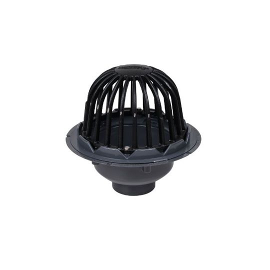 Oatey 3" or 4" PVC Roof Drain with Cast Iron Dome