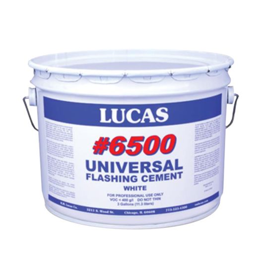 RM Lucas Universal Flashing Cement - 3 Gallon Pail — Adhesives, Caulks & Sealants — RML6500UFC3WH